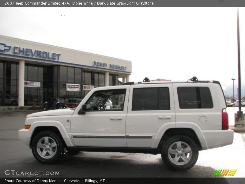 Stone White / Dark Slate Gray/Light Graystone 2007 Jeep Commander Limited 4x4