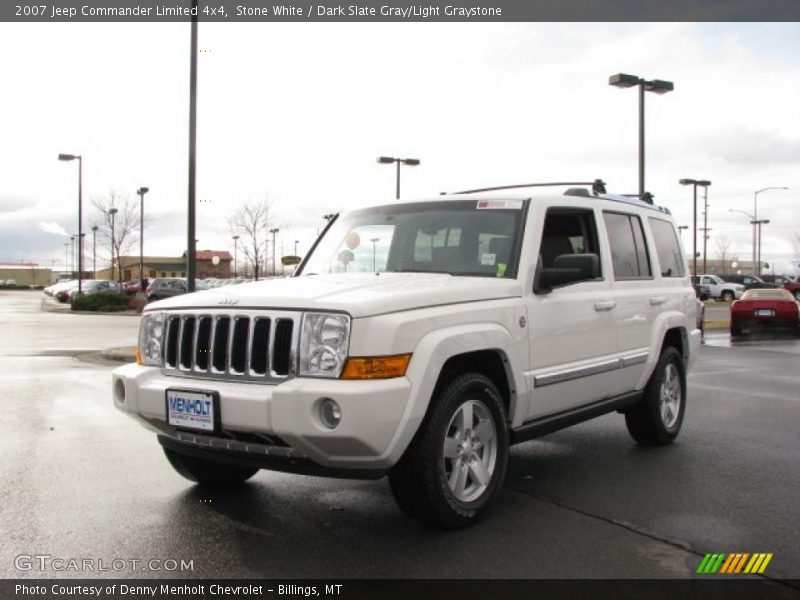 Stone White / Dark Slate Gray/Light Graystone 2007 Jeep Commander Limited 4x4
