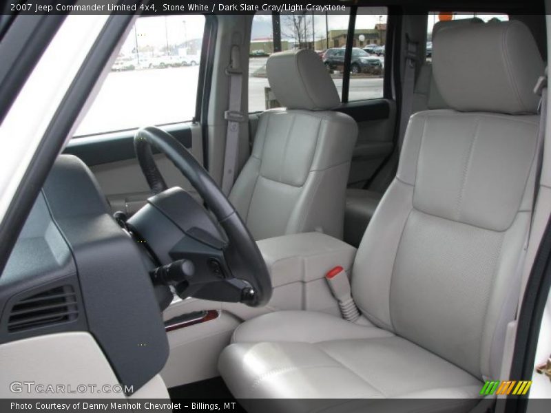 Stone White / Dark Slate Gray/Light Graystone 2007 Jeep Commander Limited 4x4