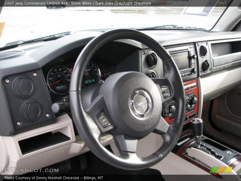 Stone White / Dark Slate Gray/Light Graystone 2007 Jeep Commander Limited 4x4