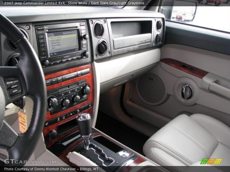 Stone White / Dark Slate Gray/Light Graystone 2007 Jeep Commander Limited 4x4