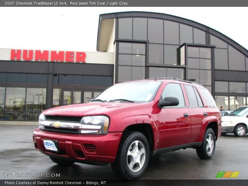 Red Jewel Tint Coat / Light Gray 2007 Chevrolet TrailBlazer LS 4x4