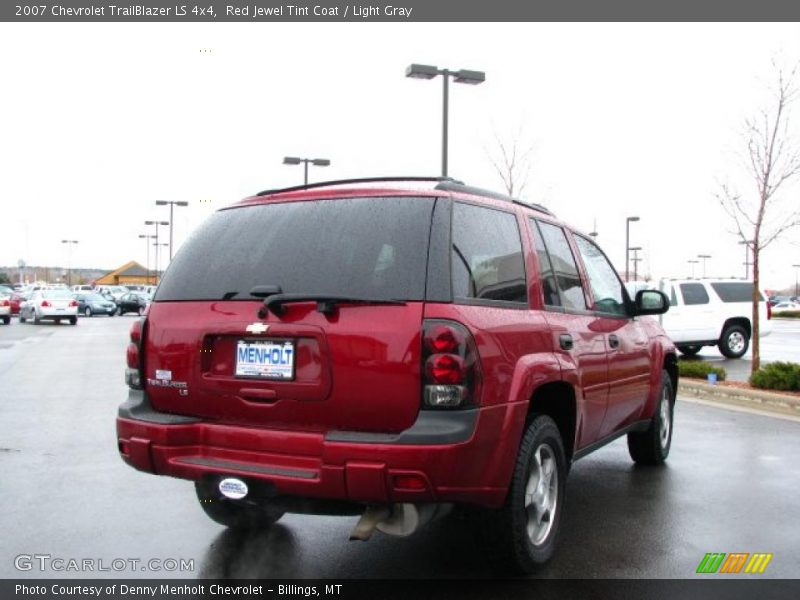 Red Jewel Tint Coat / Light Gray 2007 Chevrolet TrailBlazer LS 4x4