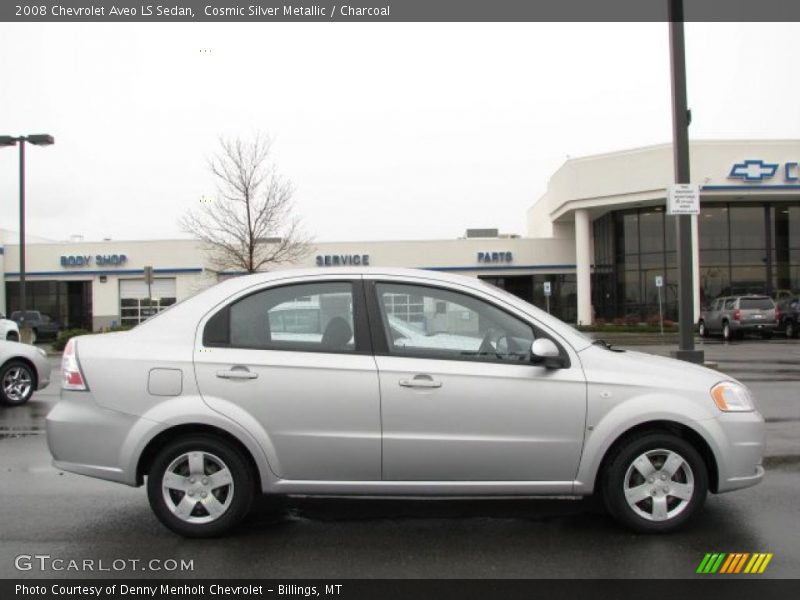 Cosmic Silver Metallic / Charcoal 2008 Chevrolet Aveo LS Sedan