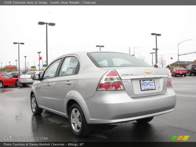 Cosmic Silver Metallic / Charcoal 2008 Chevrolet Aveo LS Sedan