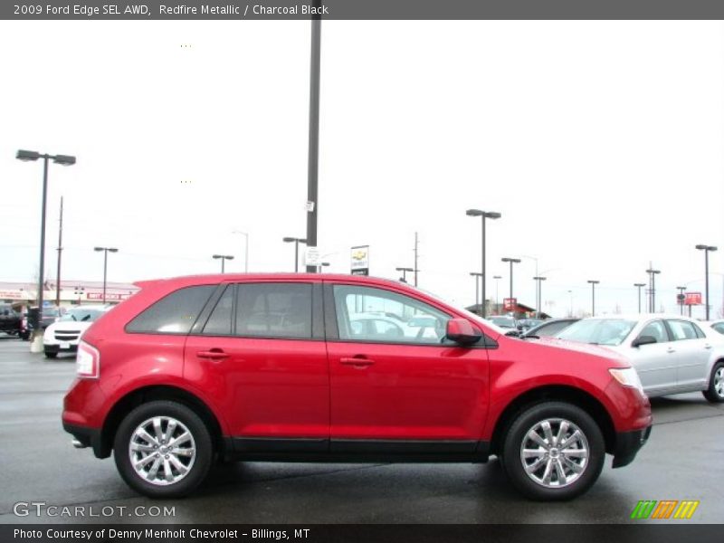 Redfire Metallic / Charcoal Black 2009 Ford Edge SEL AWD