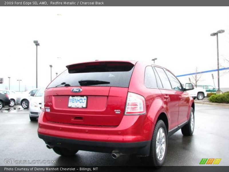 Redfire Metallic / Charcoal Black 2009 Ford Edge SEL AWD