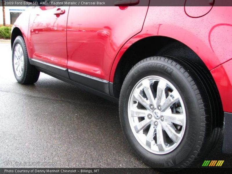 Redfire Metallic / Charcoal Black 2009 Ford Edge SEL AWD