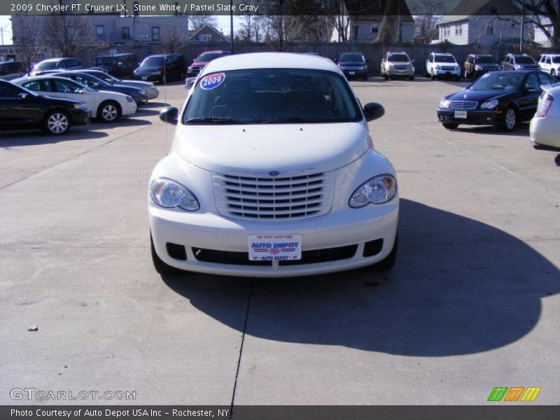 Stone White / Pastel Slate Gray 2009 Chrysler PT Cruiser LX