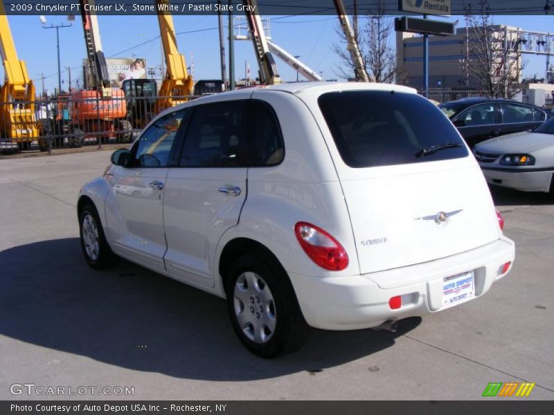 Stone White / Pastel Slate Gray 2009 Chrysler PT Cruiser LX