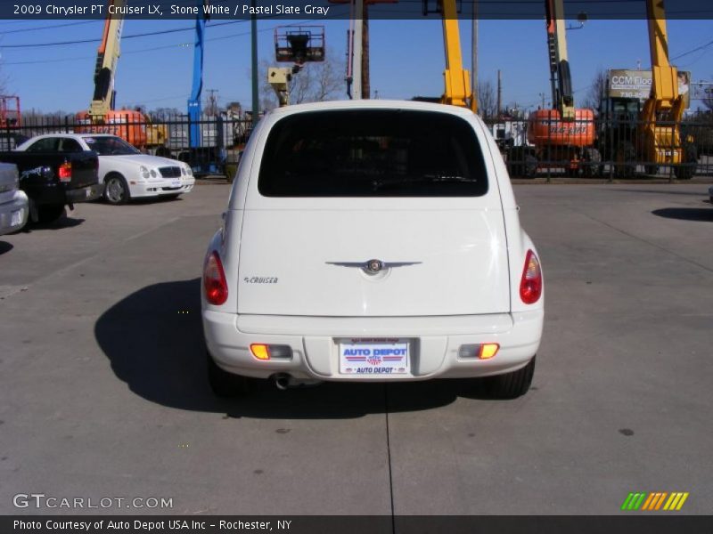 Stone White / Pastel Slate Gray 2009 Chrysler PT Cruiser LX
