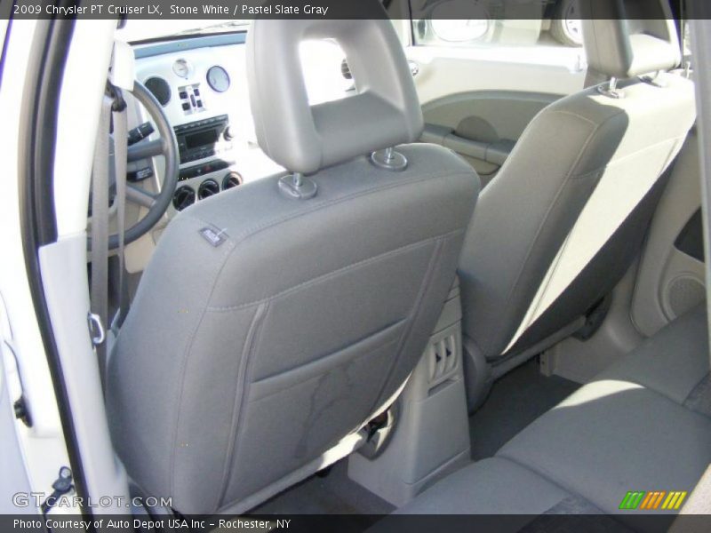 Stone White / Pastel Slate Gray 2009 Chrysler PT Cruiser LX