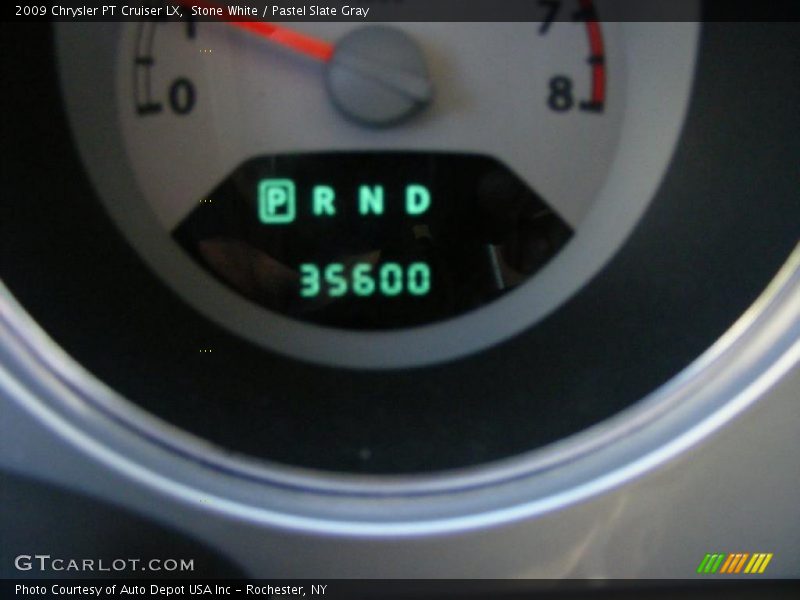 Stone White / Pastel Slate Gray 2009 Chrysler PT Cruiser LX