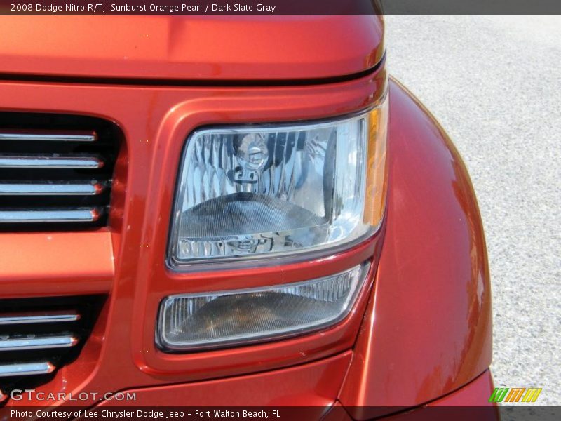 Sunburst Orange Pearl / Dark Slate Gray 2008 Dodge Nitro R/T