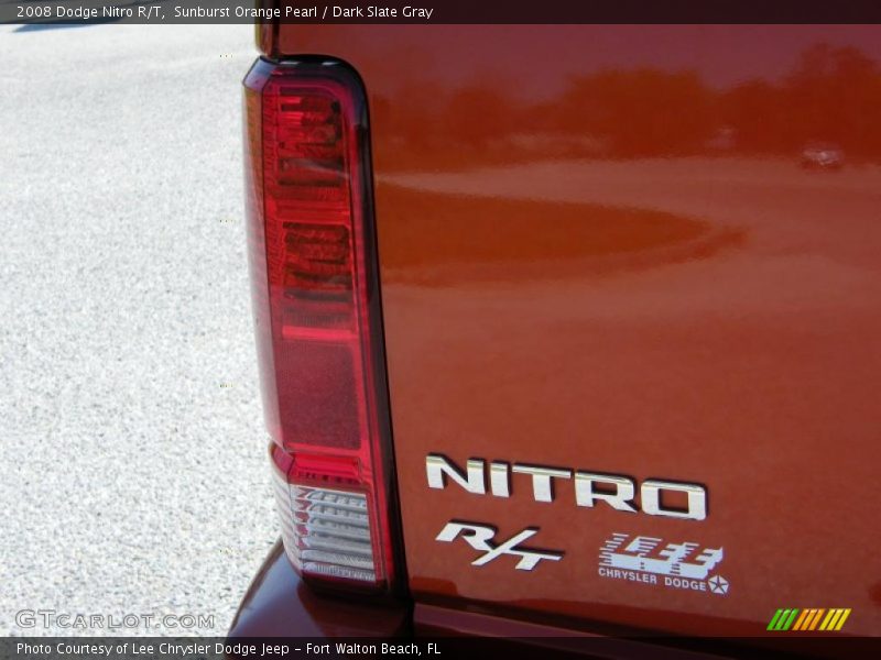 Sunburst Orange Pearl / Dark Slate Gray 2008 Dodge Nitro R/T