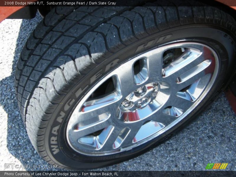 Sunburst Orange Pearl / Dark Slate Gray 2008 Dodge Nitro R/T