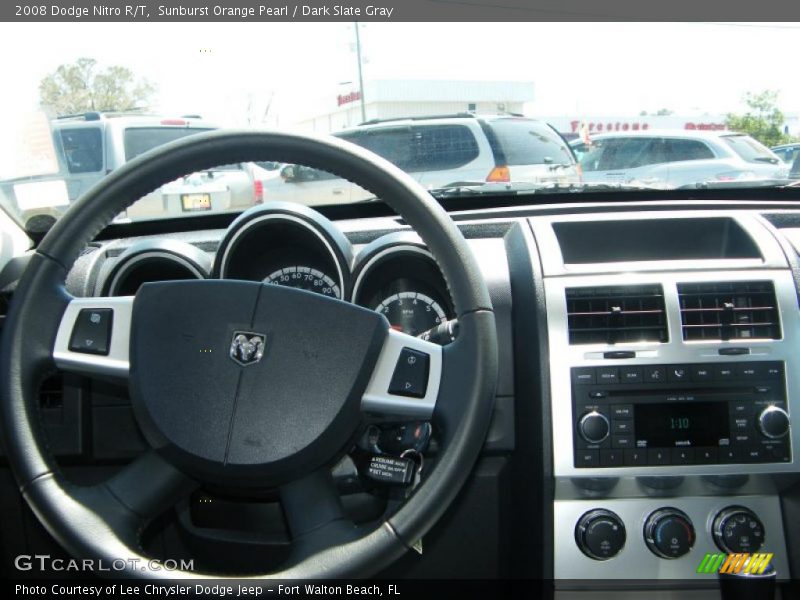 Sunburst Orange Pearl / Dark Slate Gray 2008 Dodge Nitro R/T