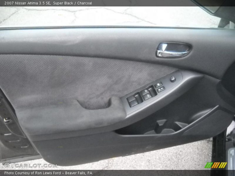 Super Black / Charcoal 2007 Nissan Altima 3.5 SE