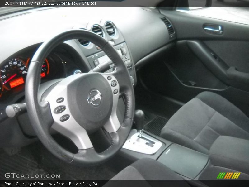 Super Black / Charcoal 2007 Nissan Altima 3.5 SE