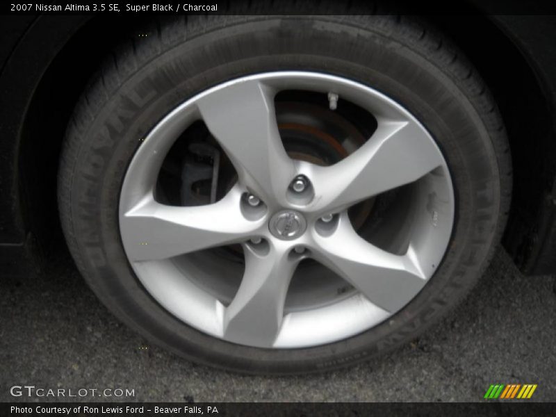 Super Black / Charcoal 2007 Nissan Altima 3.5 SE