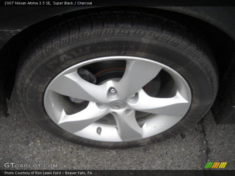 Super Black / Charcoal 2007 Nissan Altima 3.5 SE