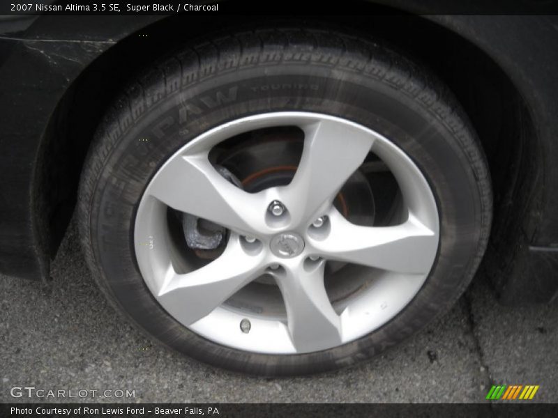 Super Black / Charcoal 2007 Nissan Altima 3.5 SE