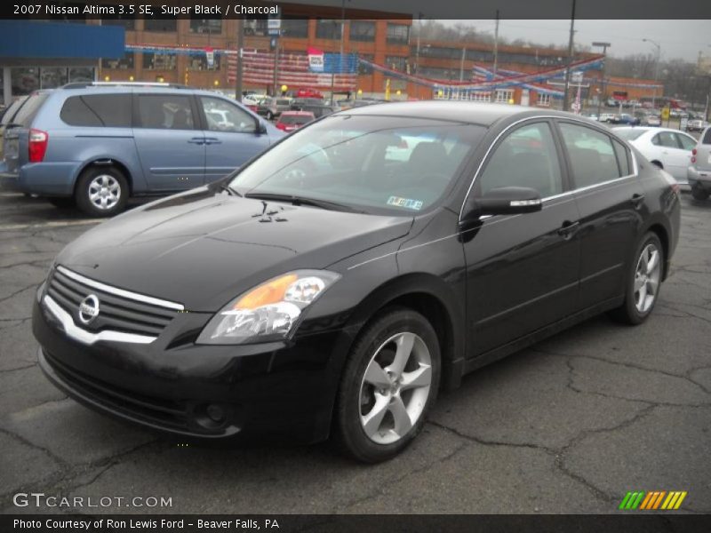 Super Black / Charcoal 2007 Nissan Altima 3.5 SE