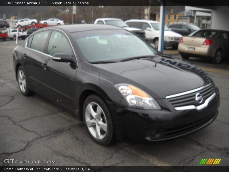 Super Black / Charcoal 2007 Nissan Altima 3.5 SE