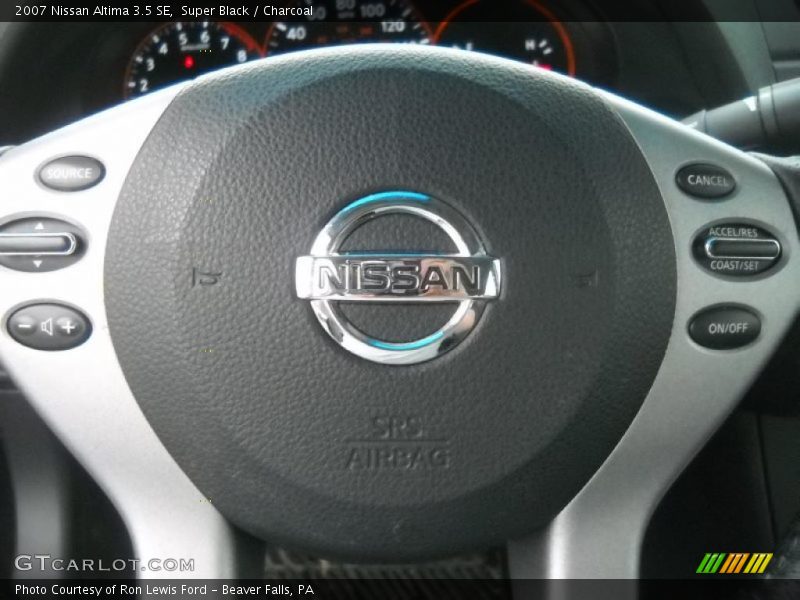 Super Black / Charcoal 2007 Nissan Altima 3.5 SE