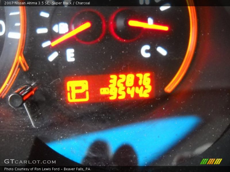 Super Black / Charcoal 2007 Nissan Altima 3.5 SE