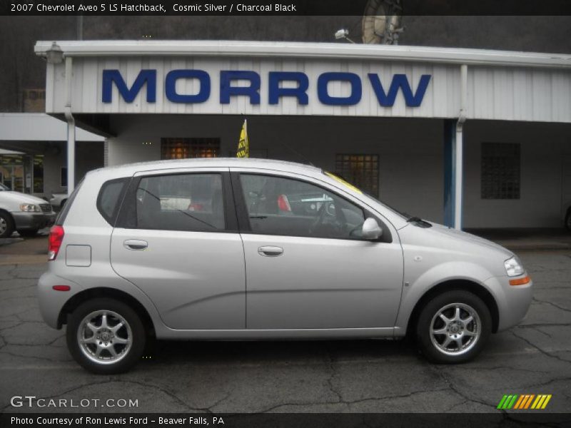 Cosmic Silver / Charcoal Black 2007 Chevrolet Aveo 5 LS Hatchback