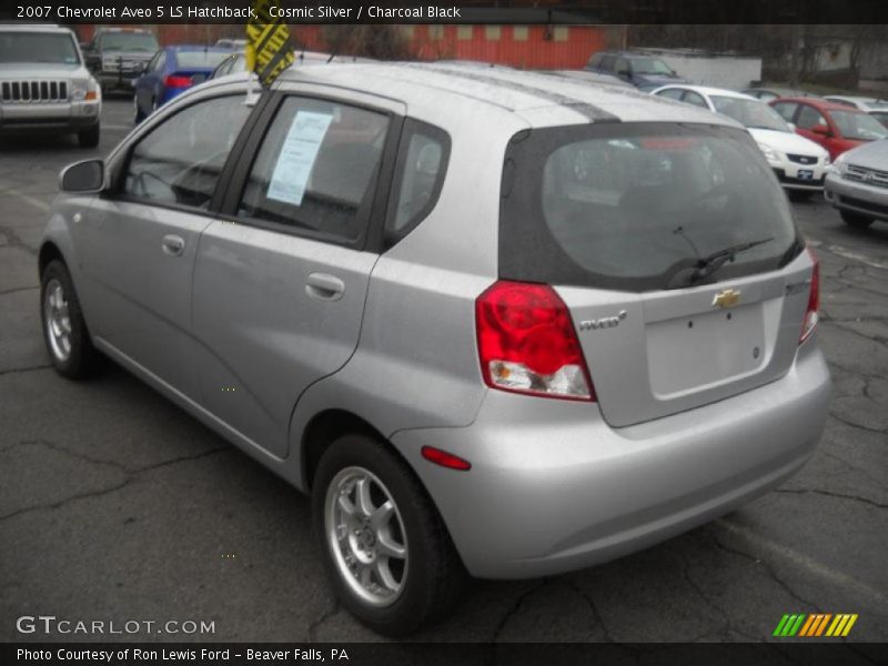 Cosmic Silver / Charcoal Black 2007 Chevrolet Aveo 5 LS Hatchback