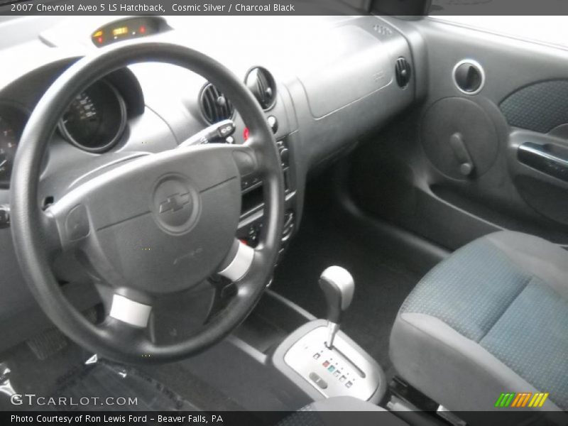 Cosmic Silver / Charcoal Black 2007 Chevrolet Aveo 5 LS Hatchback