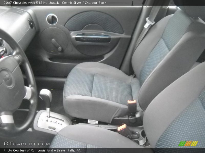 Cosmic Silver / Charcoal Black 2007 Chevrolet Aveo 5 LS Hatchback