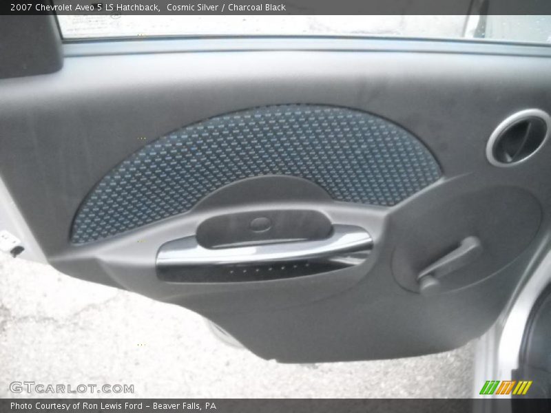 Cosmic Silver / Charcoal Black 2007 Chevrolet Aveo 5 LS Hatchback