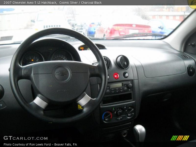 Cosmic Silver / Charcoal Black 2007 Chevrolet Aveo 5 LS Hatchback