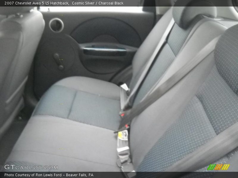 Cosmic Silver / Charcoal Black 2007 Chevrolet Aveo 5 LS Hatchback