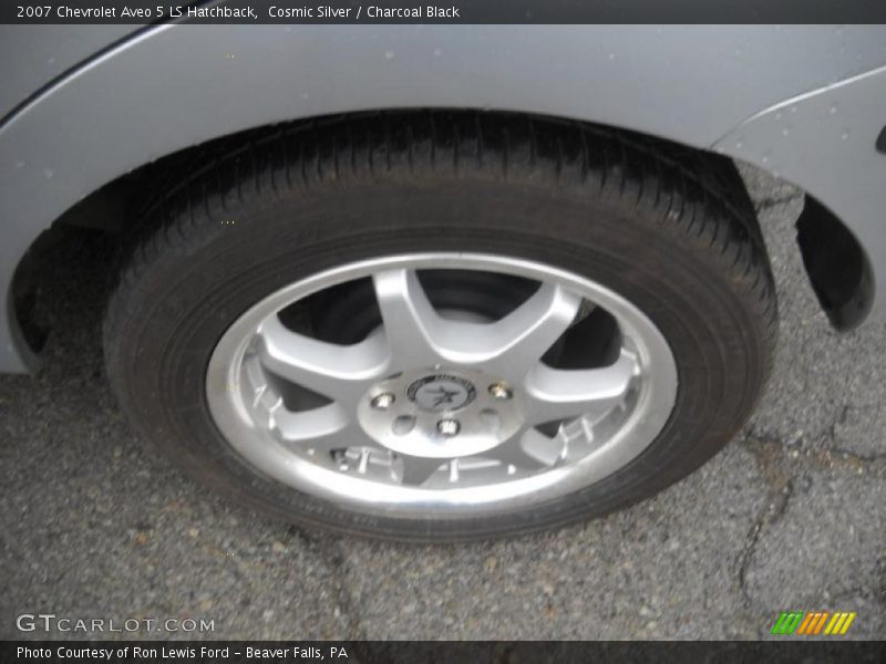 Cosmic Silver / Charcoal Black 2007 Chevrolet Aveo 5 LS Hatchback