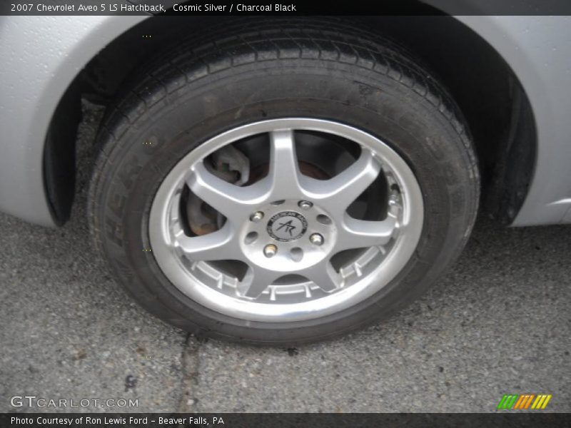 Cosmic Silver / Charcoal Black 2007 Chevrolet Aveo 5 LS Hatchback