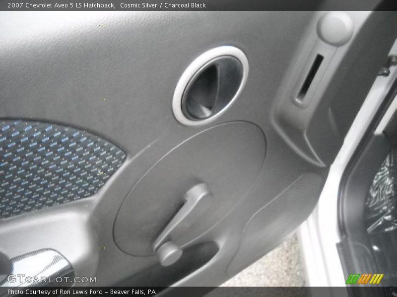 Cosmic Silver / Charcoal Black 2007 Chevrolet Aveo 5 LS Hatchback