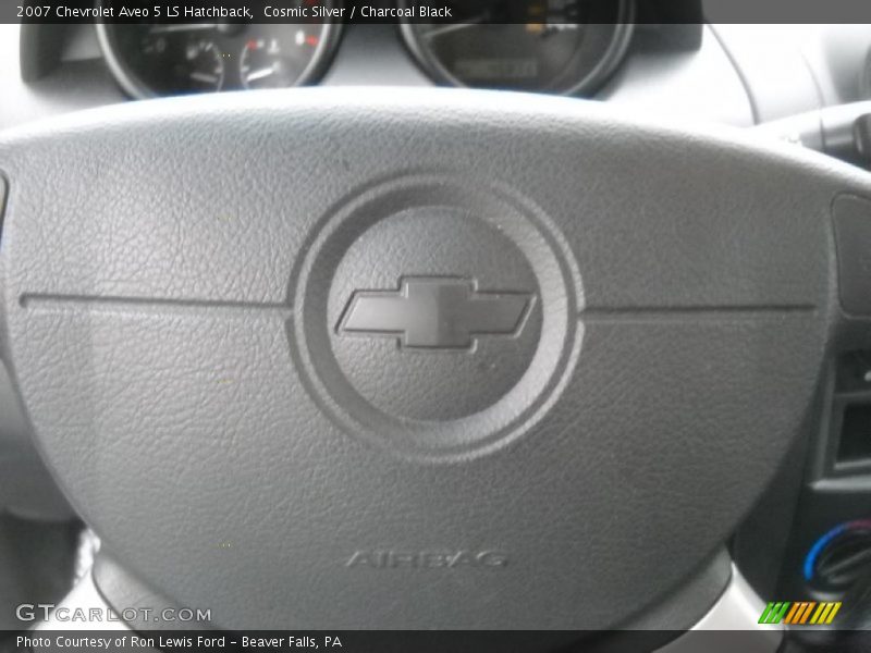Cosmic Silver / Charcoal Black 2007 Chevrolet Aveo 5 LS Hatchback
