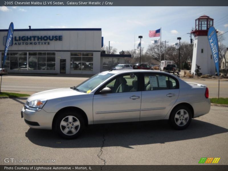 Galaxy Silver Metallic / Gray 2005 Chevrolet Malibu LS V6 Sedan