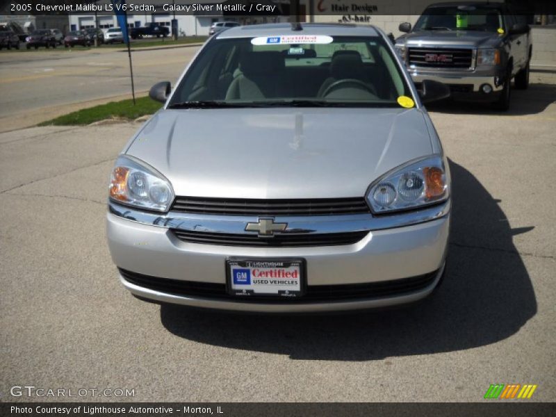 Galaxy Silver Metallic / Gray 2005 Chevrolet Malibu LS V6 Sedan