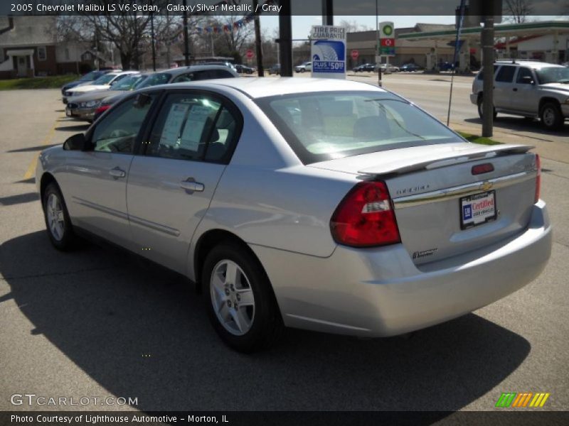 Galaxy Silver Metallic / Gray 2005 Chevrolet Malibu LS V6 Sedan