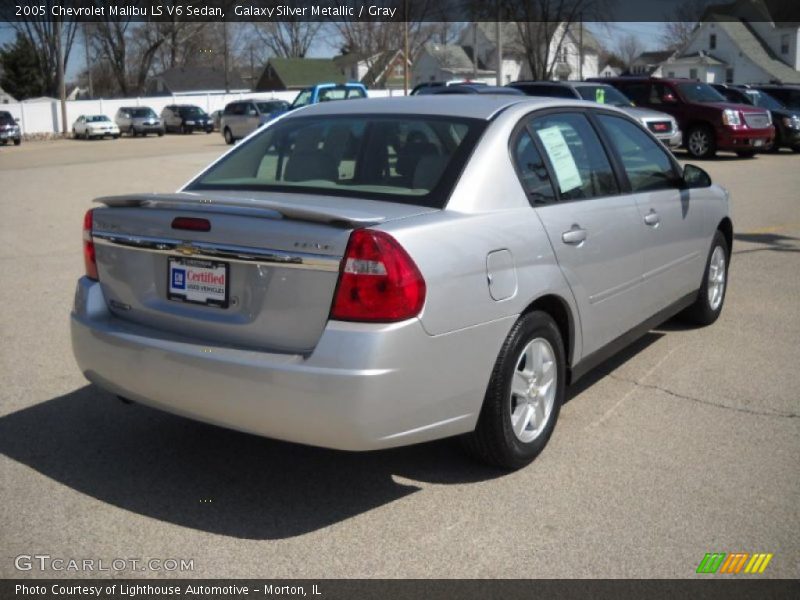 Galaxy Silver Metallic / Gray 2005 Chevrolet Malibu LS V6 Sedan