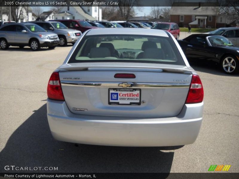 Galaxy Silver Metallic / Gray 2005 Chevrolet Malibu LS V6 Sedan