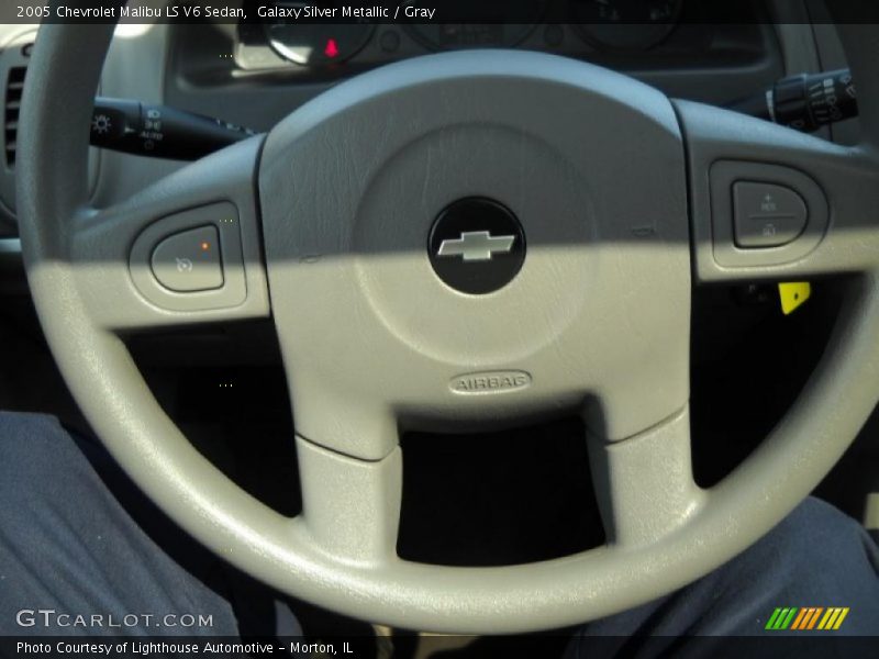 Galaxy Silver Metallic / Gray 2005 Chevrolet Malibu LS V6 Sedan