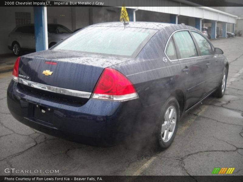 Imperial Blue Metallic / Gray 2008 Chevrolet Impala LT