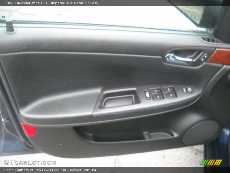Imperial Blue Metallic / Gray 2008 Chevrolet Impala LT
