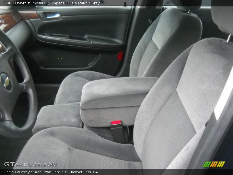 Imperial Blue Metallic / Gray 2008 Chevrolet Impala LT